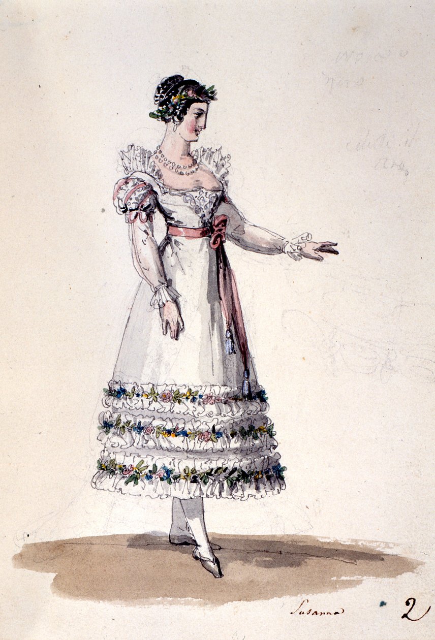 Costume Design for Susanna, from 