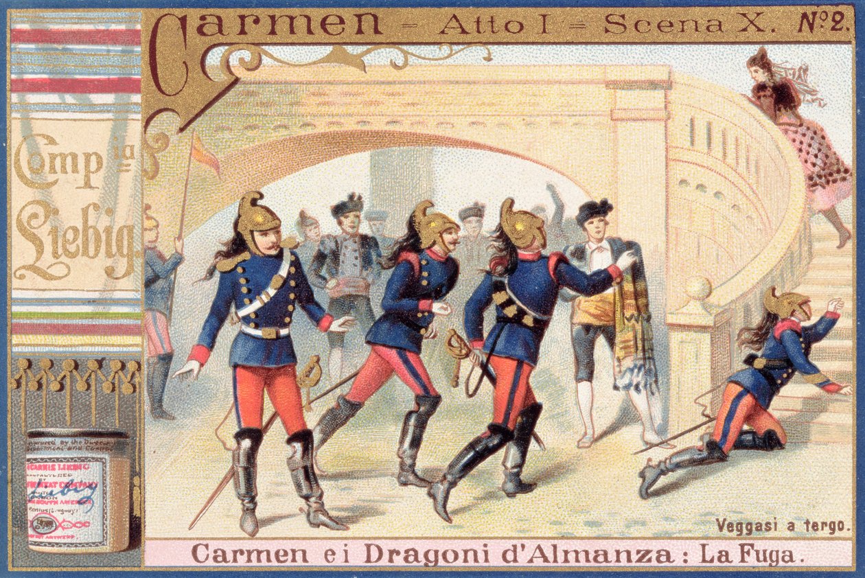 Decoration for Act I, Scene i of Carmen by Georges Bizet by Italian School