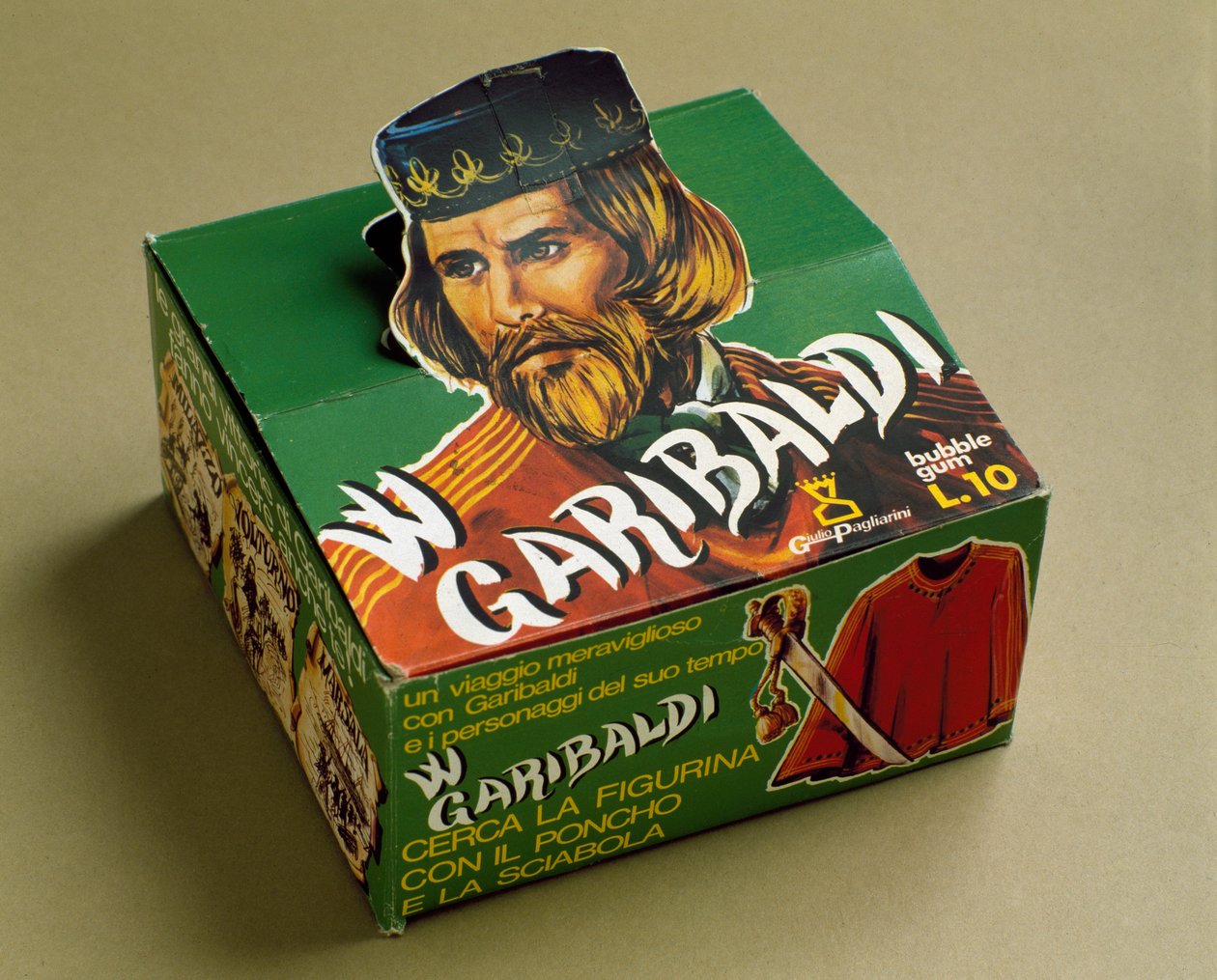 Box of Chewing Gum with the Effigy of Giuseppe Garibaldi by Italian School