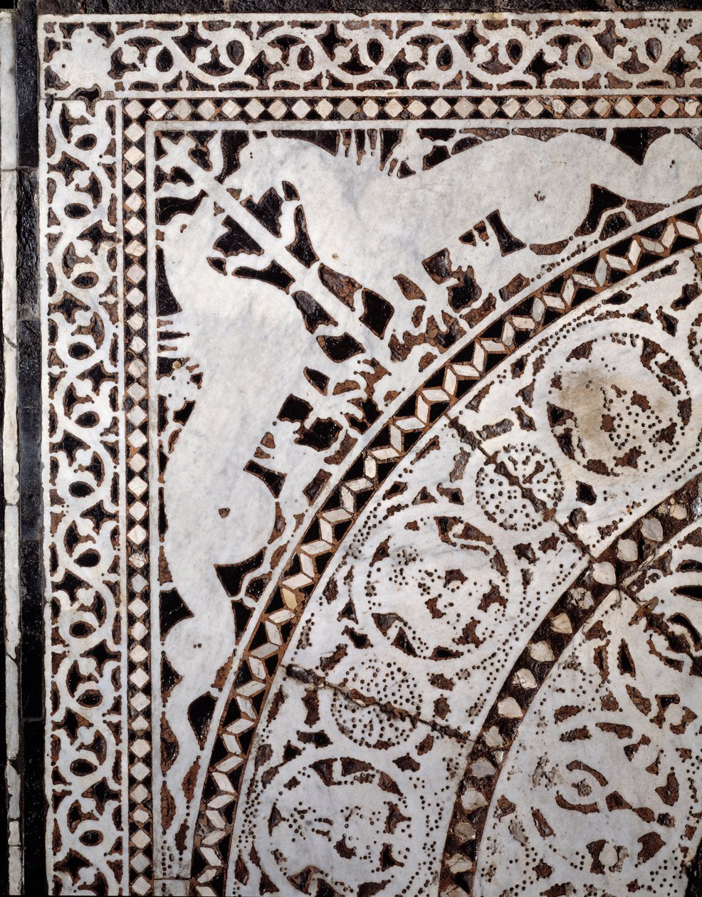 Detail from the Original Marble Floor by Italian School