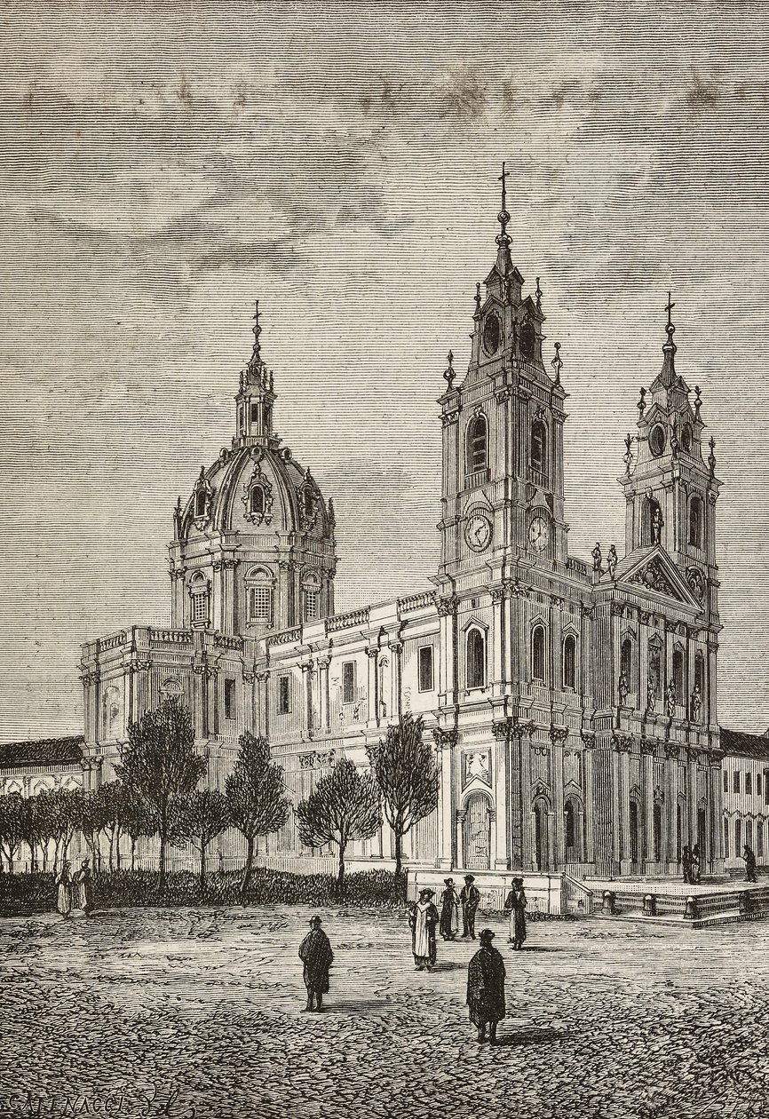 Estrela Basilica, Lisbon, Portugal by Italian School