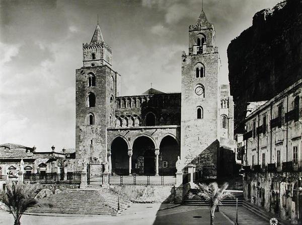 Exterior of the Duomo, begun in 1131 by King Roger II of Sicily by Italian School
