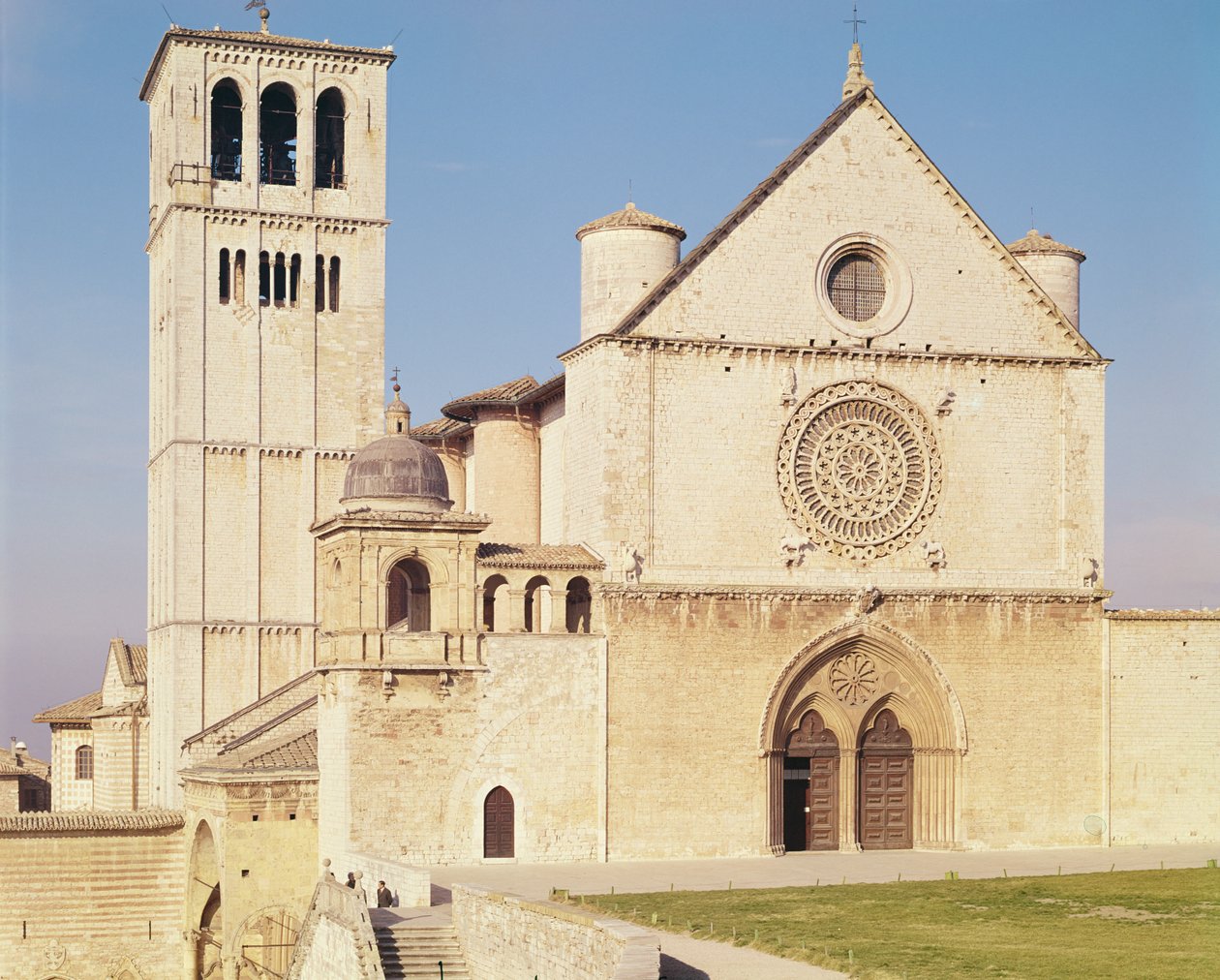 Exterior of the Upper Church by Italian School