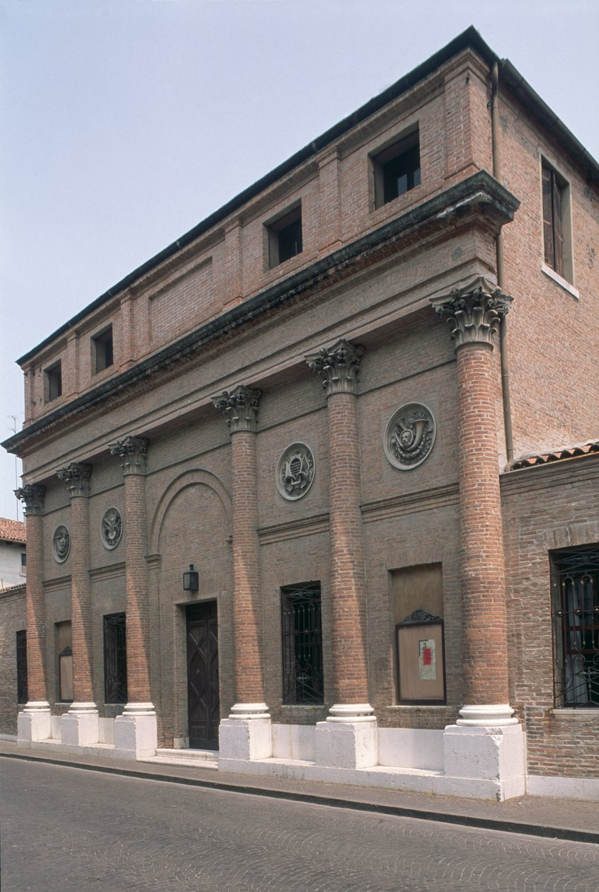 Facade of the Teatro Accademico by Italian School