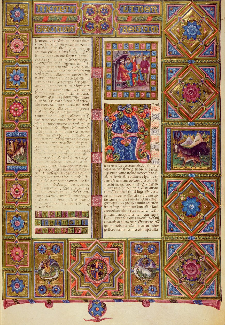 The Second Book of Kings, from the Borso d