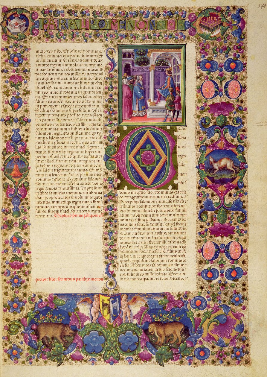The Book of Chronicles, from the Borso d