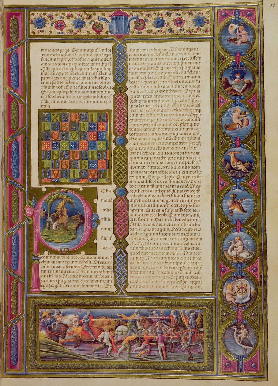 Opening words of the Book of the Jewish, from the Borso d