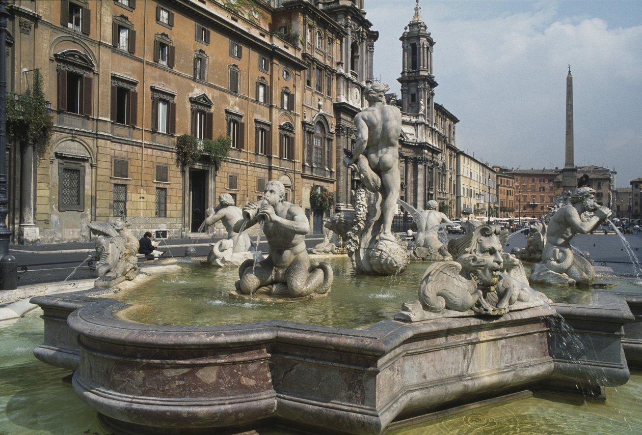 Fontana del Moro by Italian School