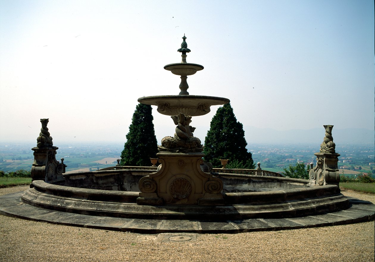 Fountain, Villa Celle by Italian School