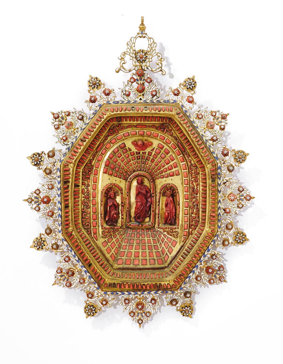 Frame Depicting the Virgin Mary, Trapani, Early 17th Century by Italian School