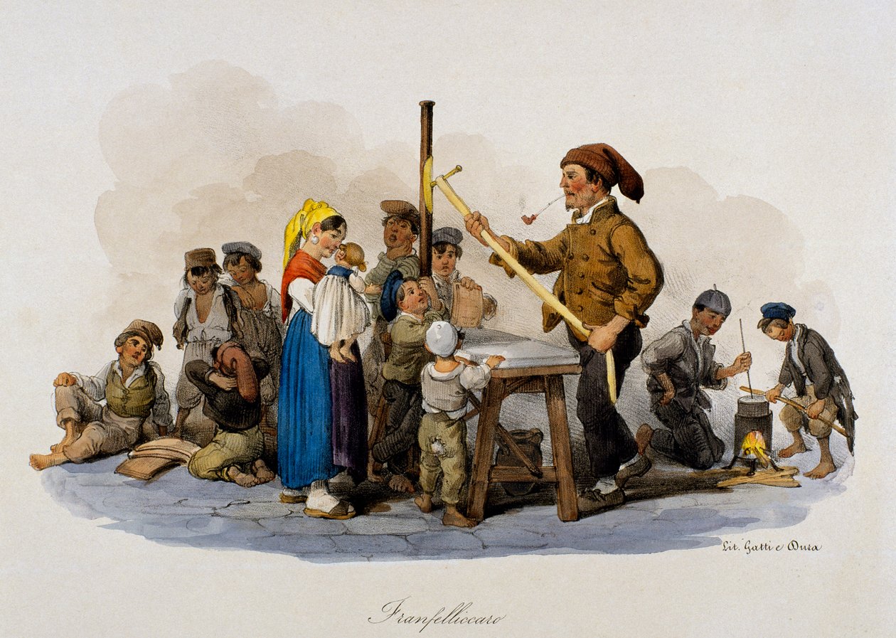 Franfellicaro (maker and seller of hard candies), Italy by Italian School