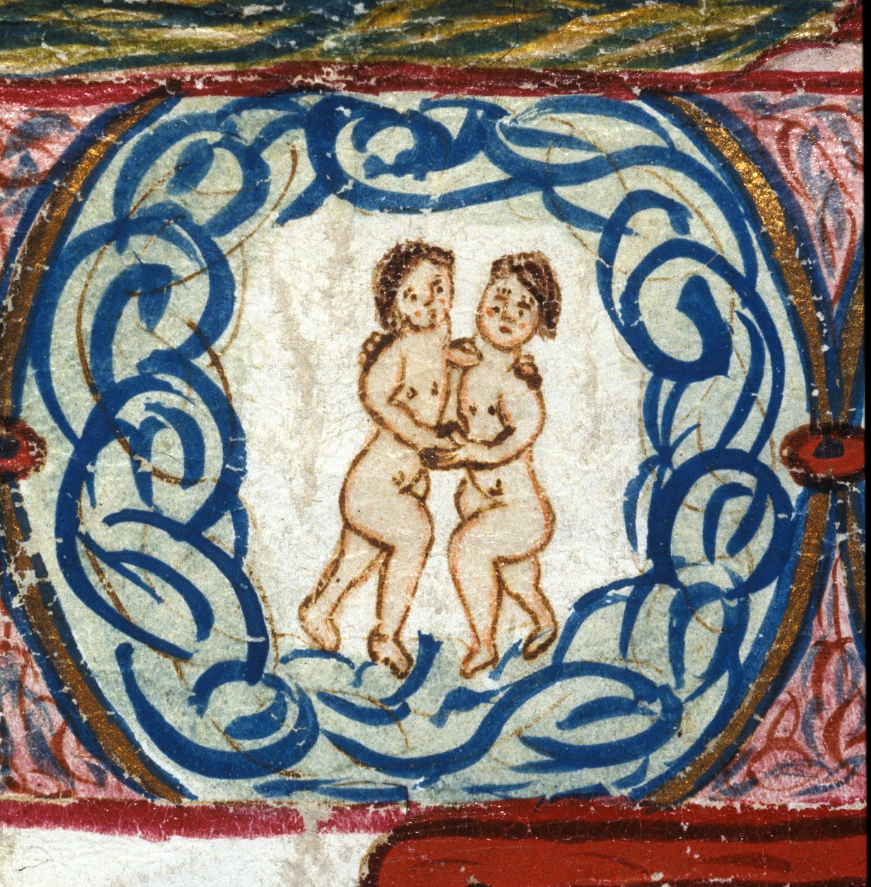 Sign of Gemini, Italian Horoscope, mid-15th century by Italian School