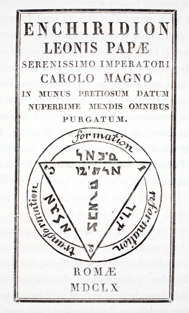 Grimoire of Pope Leo III by Italian School