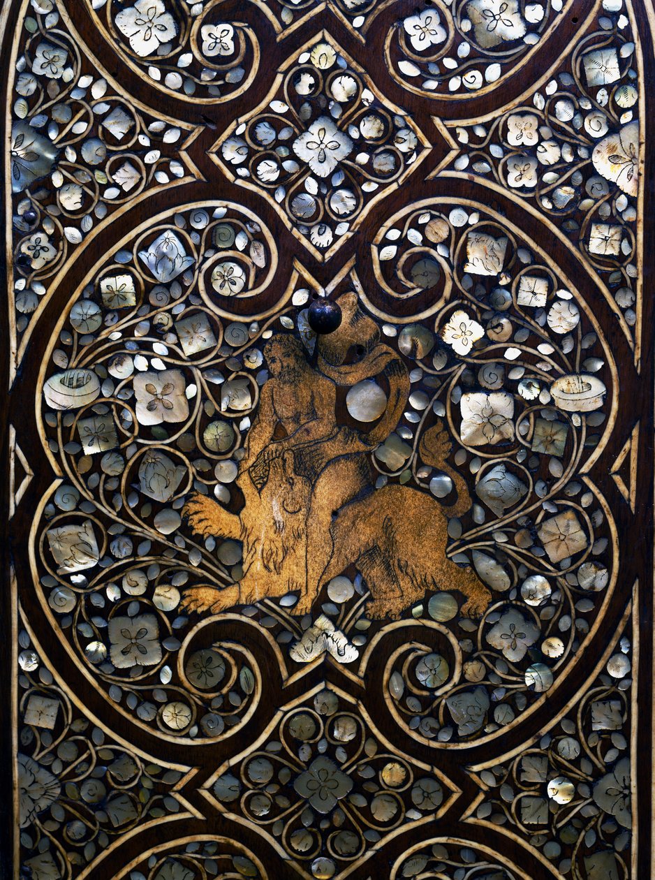 Hercules and Lion (detail) by Italian School