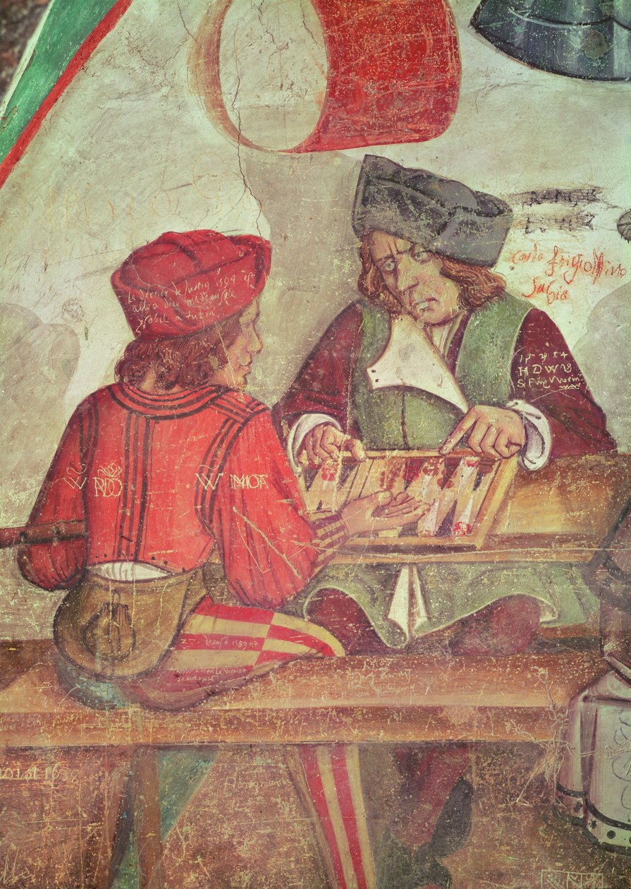 Interior of an Inn (detail) by Italian School