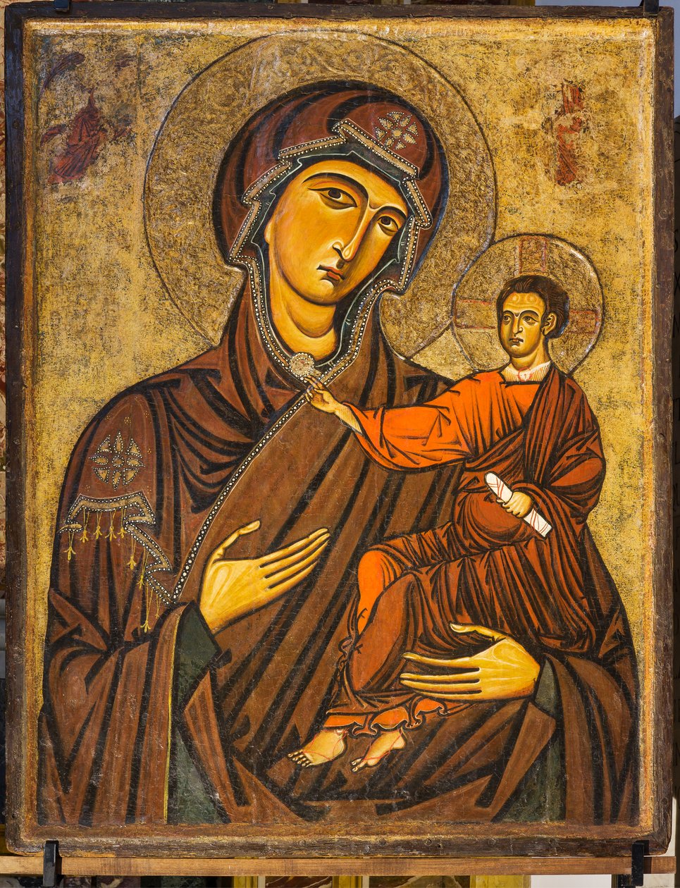 Madonna Odigitria (Virgin and Child), also called Madonna Bruna by Italian School