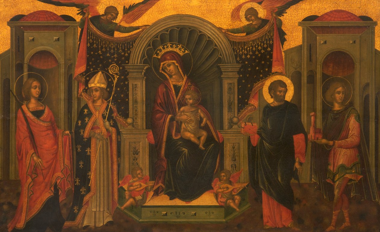 Madonna and Child with Saints, c.1600 by Italian School