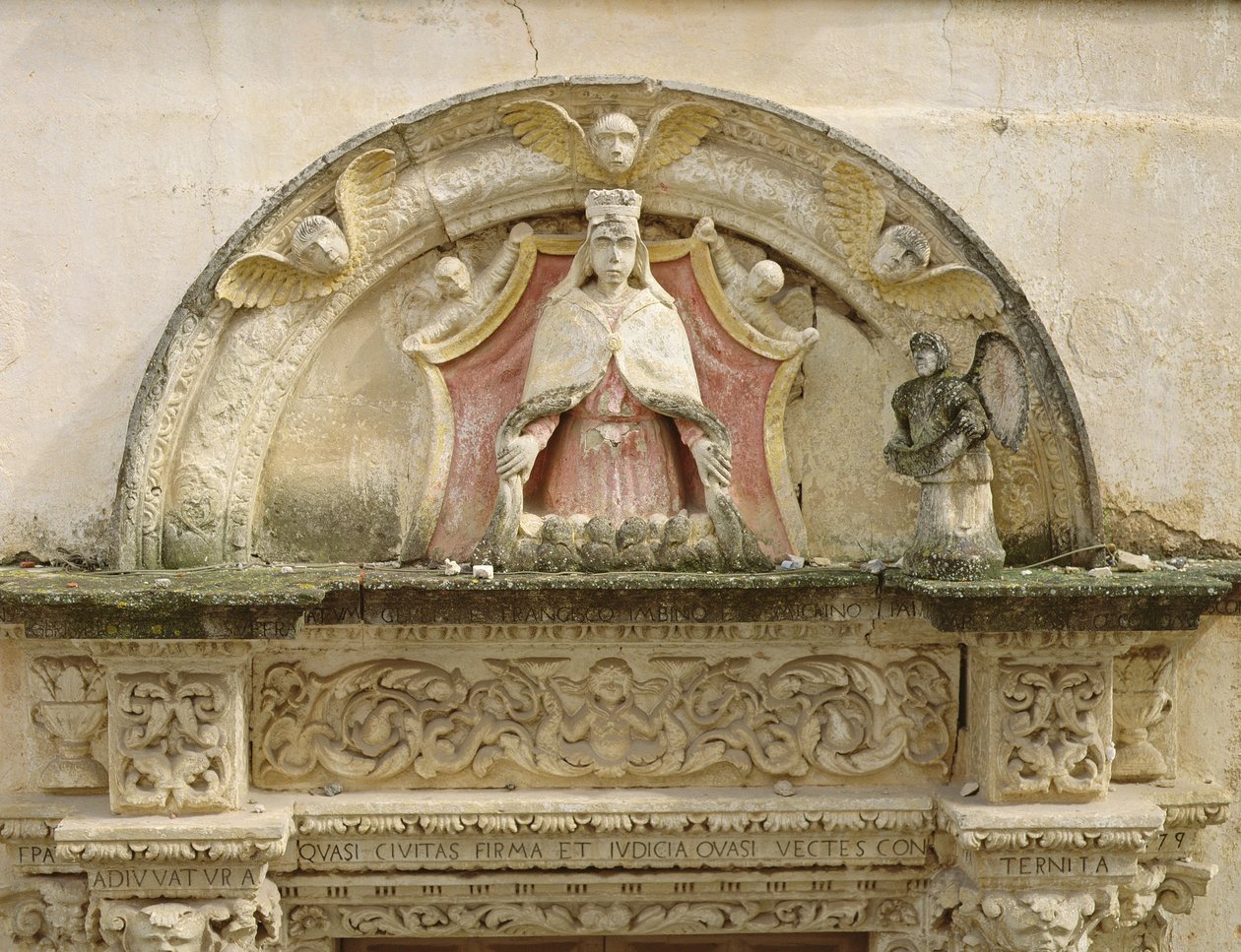 Madonna of the Misericordia (detail) by Italian School