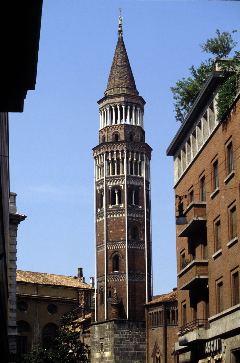 Milan: the bell tower of San Gottardo by Italian School