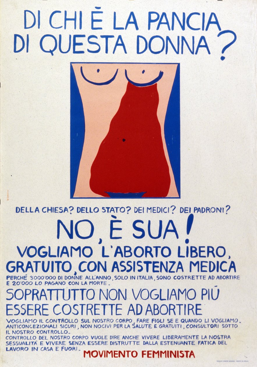 Feminist Movement: "To whom does this woman