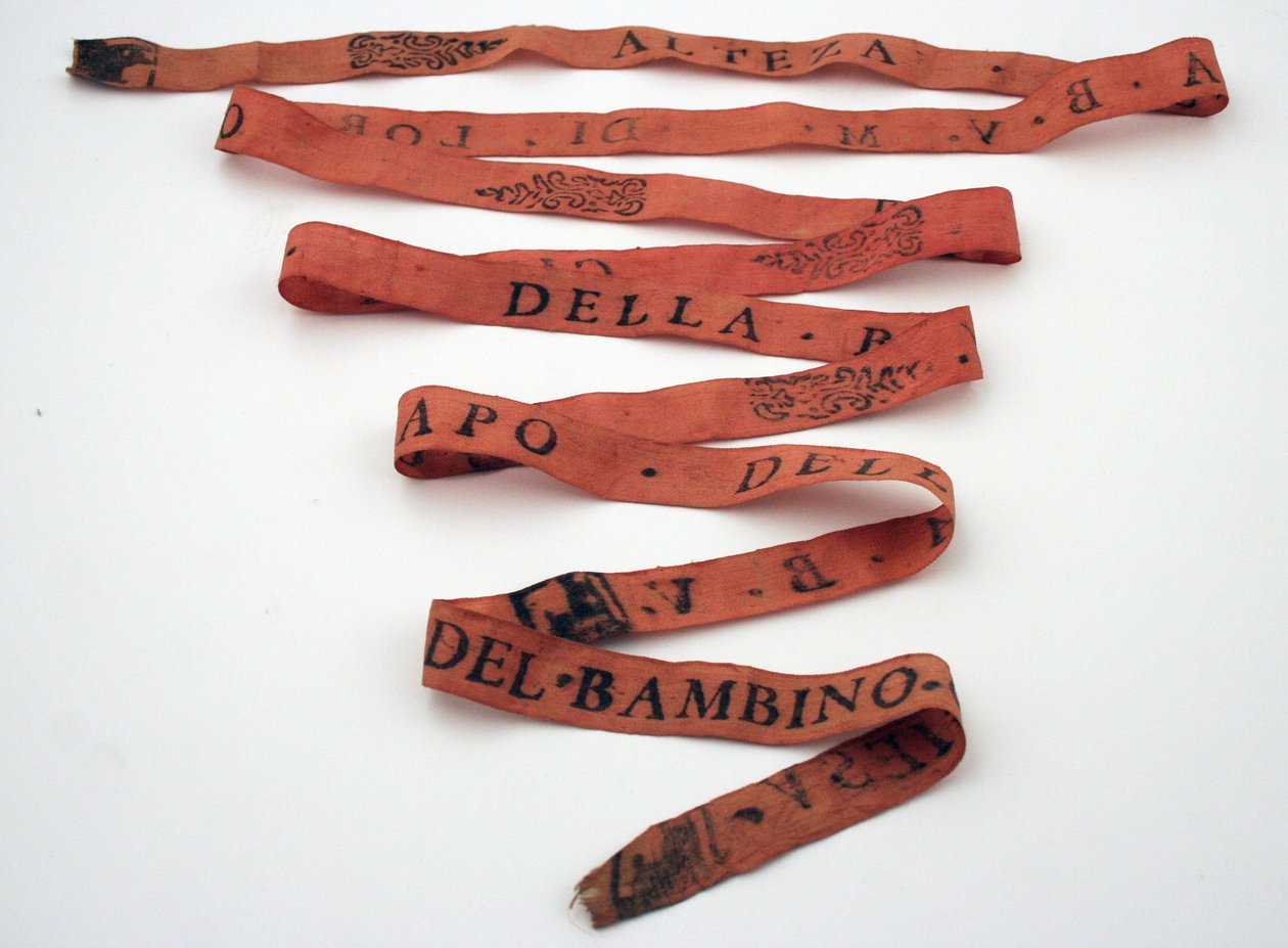 Orange Pilgrim Ribbon by Italian School