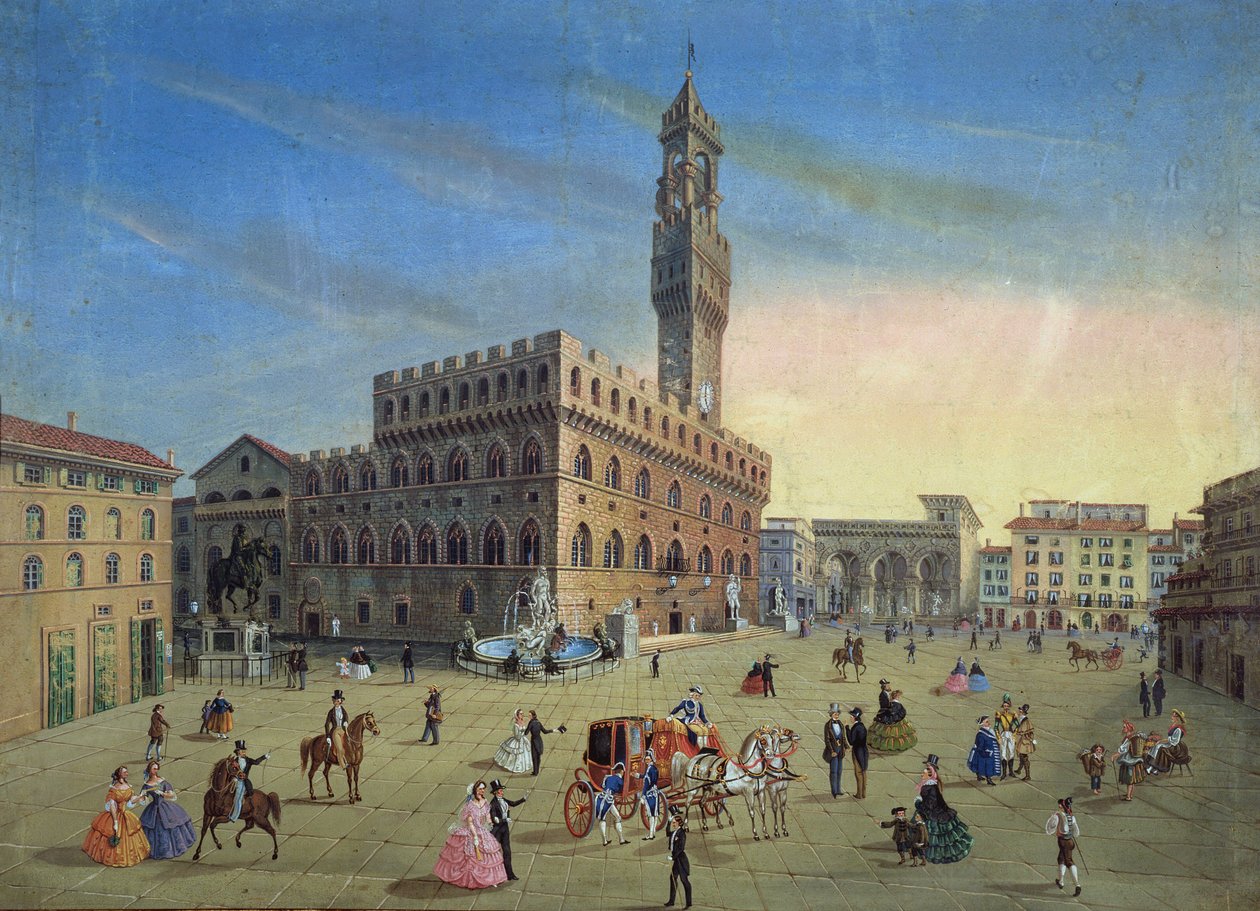 Piazza Signoria, Florence by Italian School