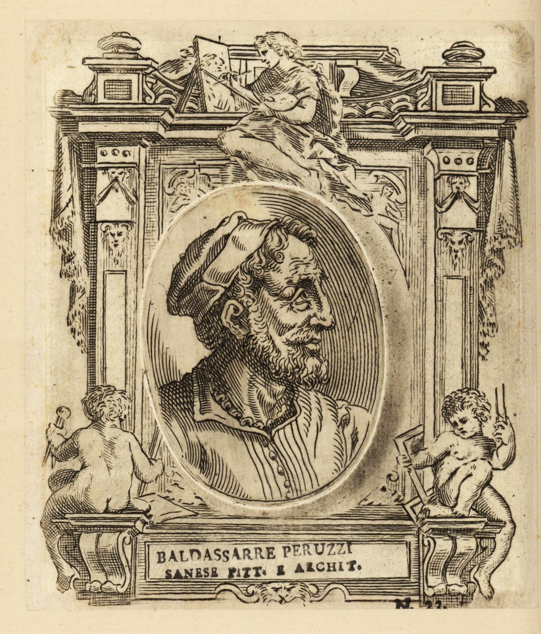 Portrait of Baldassare Tommaso Peruzzi by Italian School