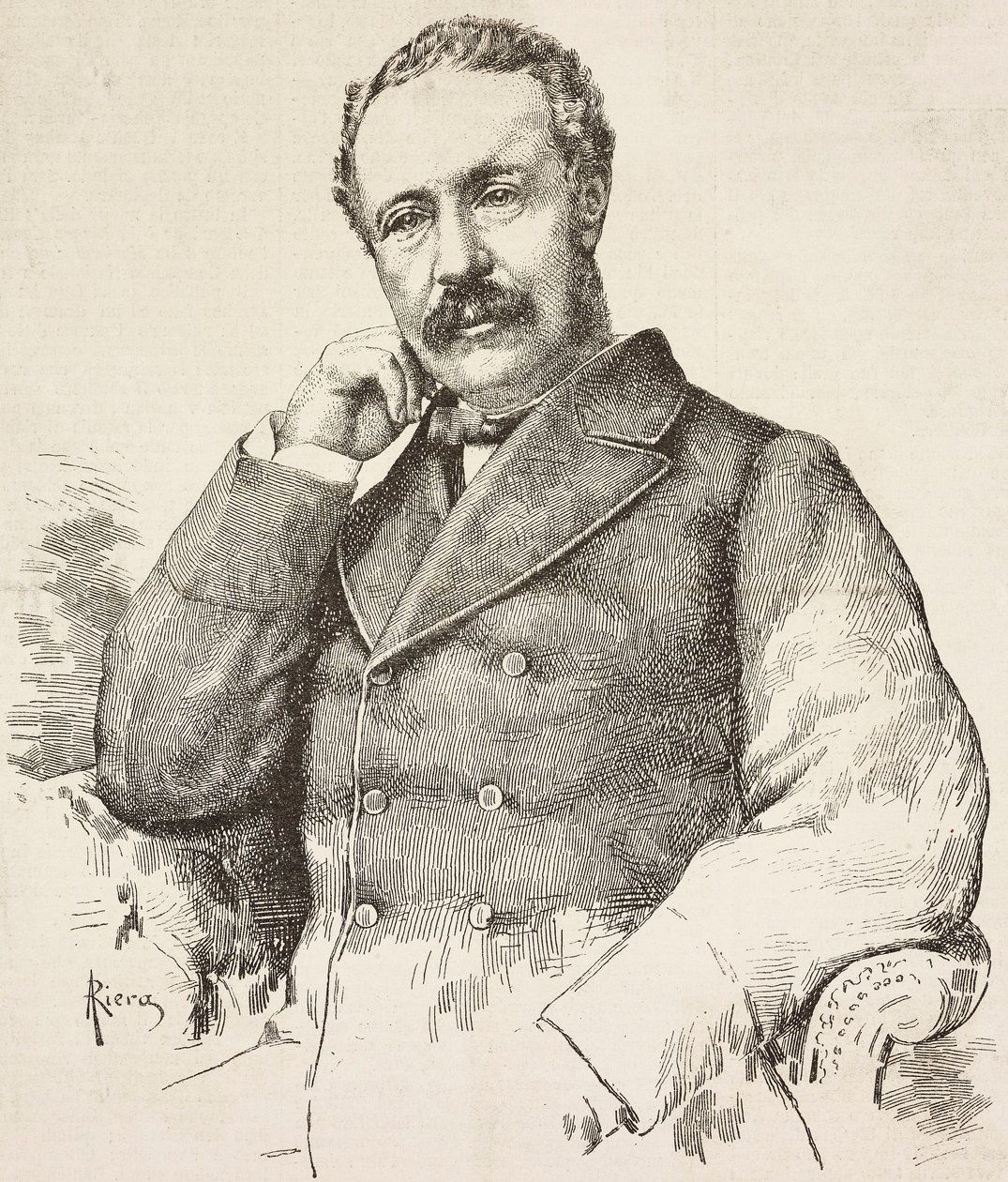 Portrait of Charles George Gordon, known as Gordon Pasha by Italian School