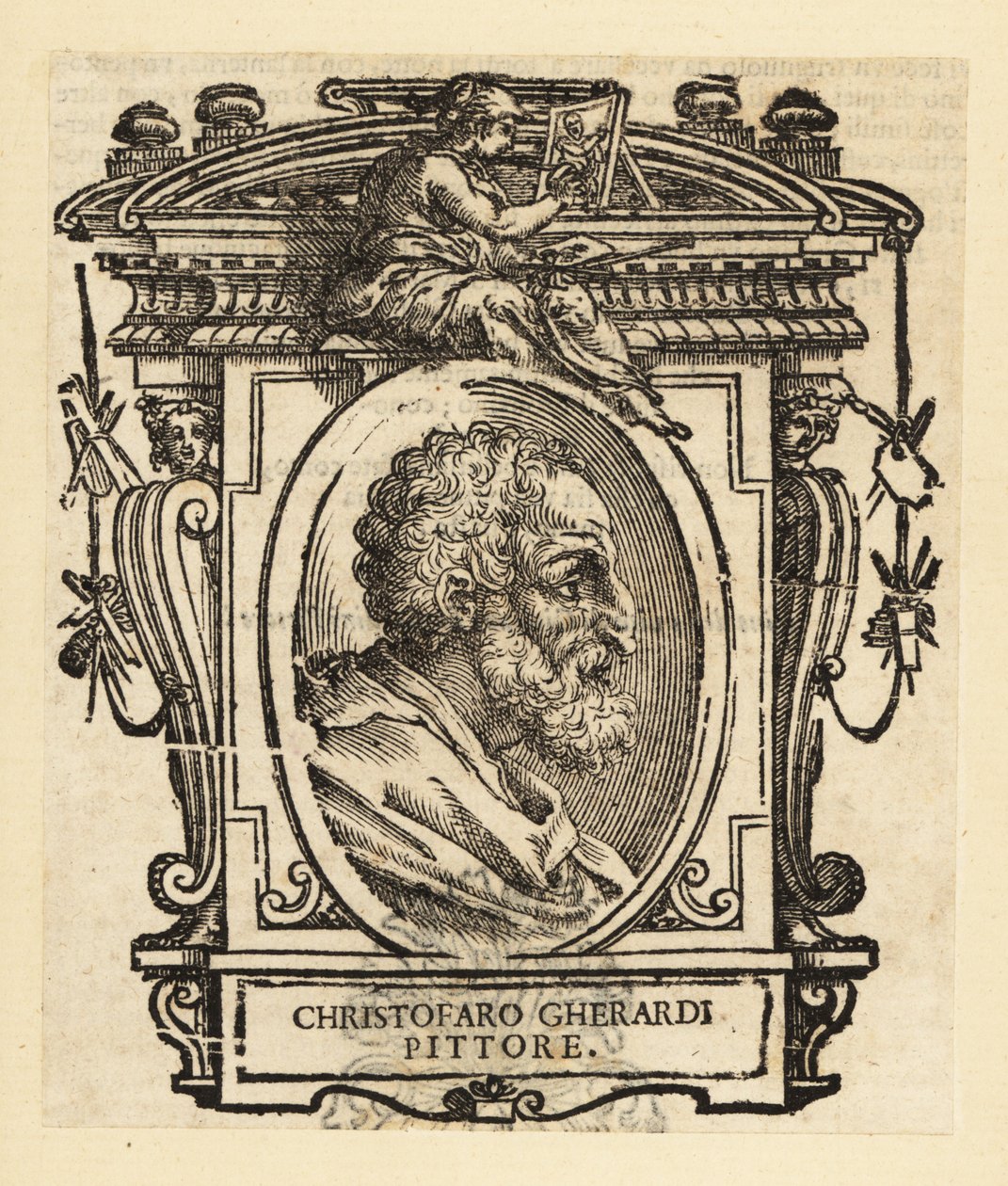 Portrait of Cristofano Gherardi by Italian School