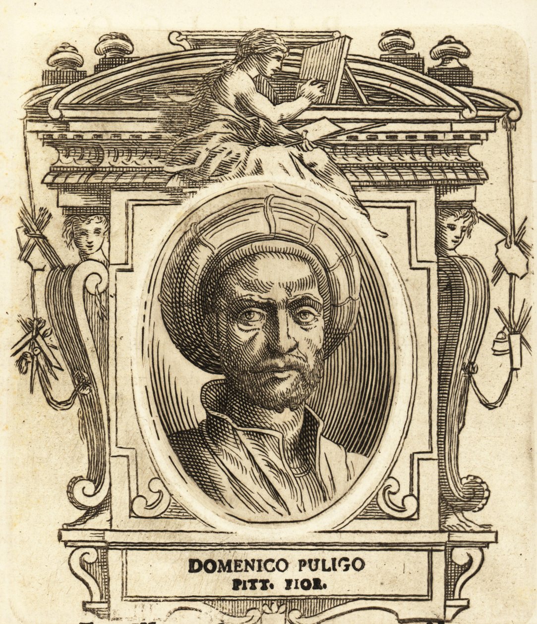 Portrait of Domenico Puligo by Italian School