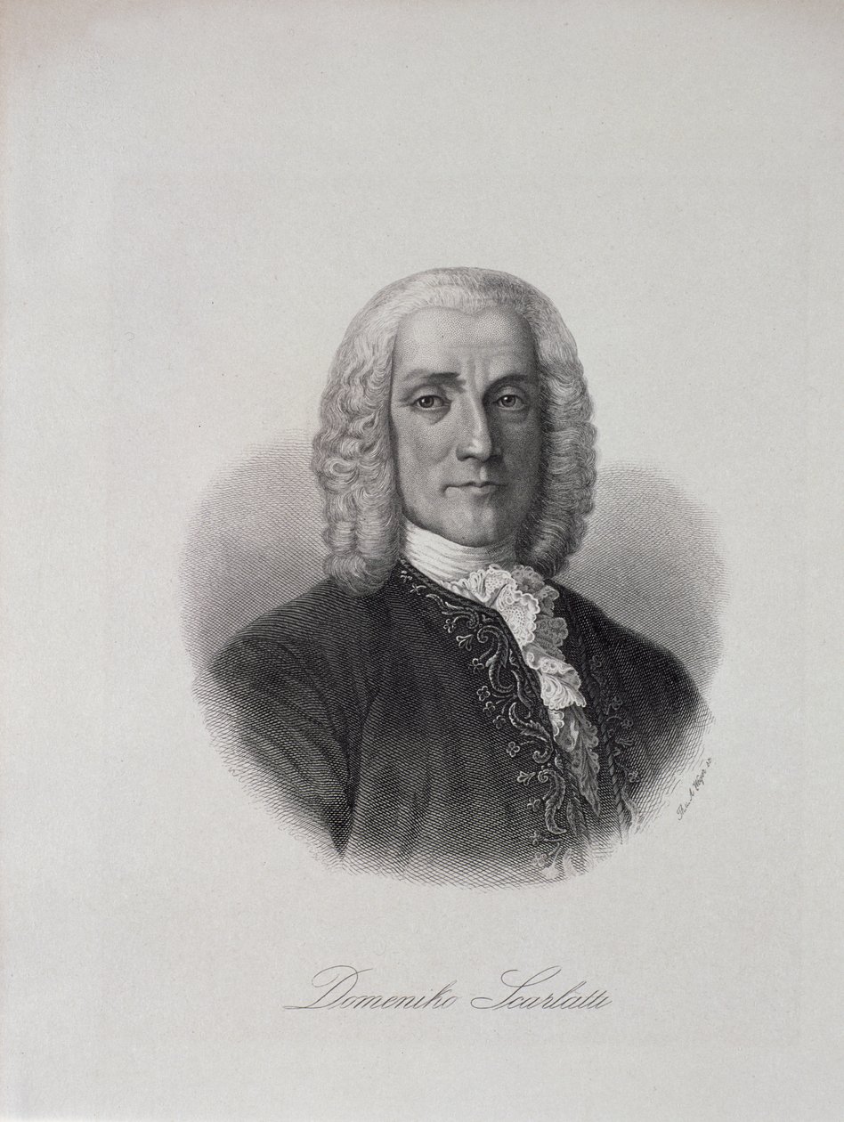 Portrait of Domenico Scarlatti (1686-1757) by Italian School