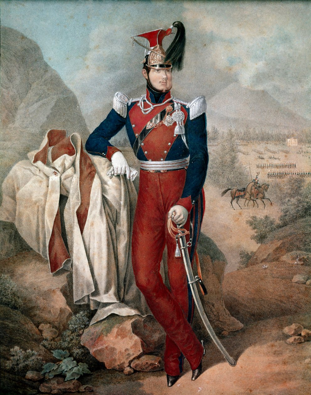 Portrait of Ferdinand II, King of the Two Sicilies by Italian School