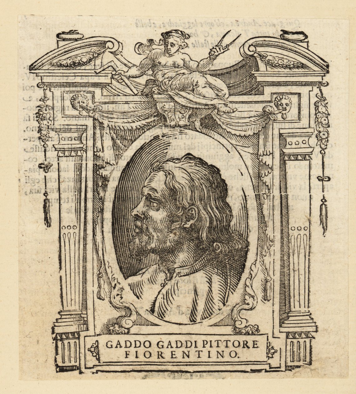 Portrait of Gaddo Gaddi by Italian School