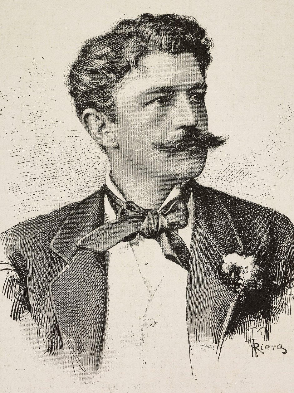 Portrait of Herbert von Bismarck, German politician by Italian School