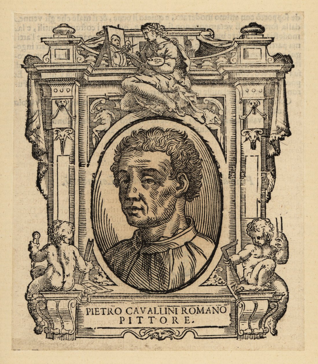 Portrait of Pietro Cavallini by Italian School