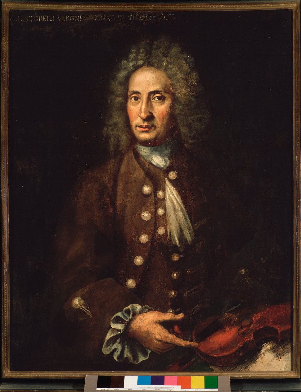 Portrait of Italian composer Giuseppe Torelli by Italian School