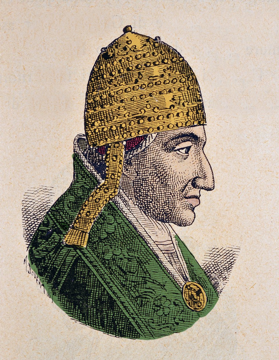 Portrait of Antipope John XVI (997-998) by Italian School
