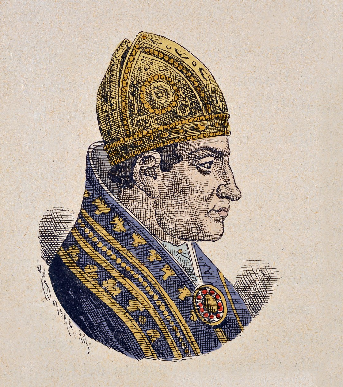 Portrait of Antipope John XXIII (1410-1415) by Italian School