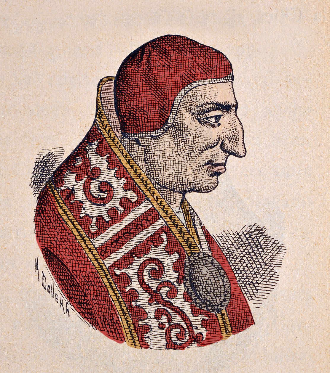 Portrait of Pope Benedict VIII (1012-1024) by Italian School