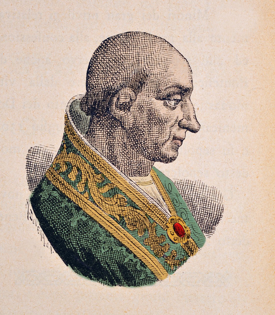 Portrait of Pope Benedict XI (1303-1304) by Italian School