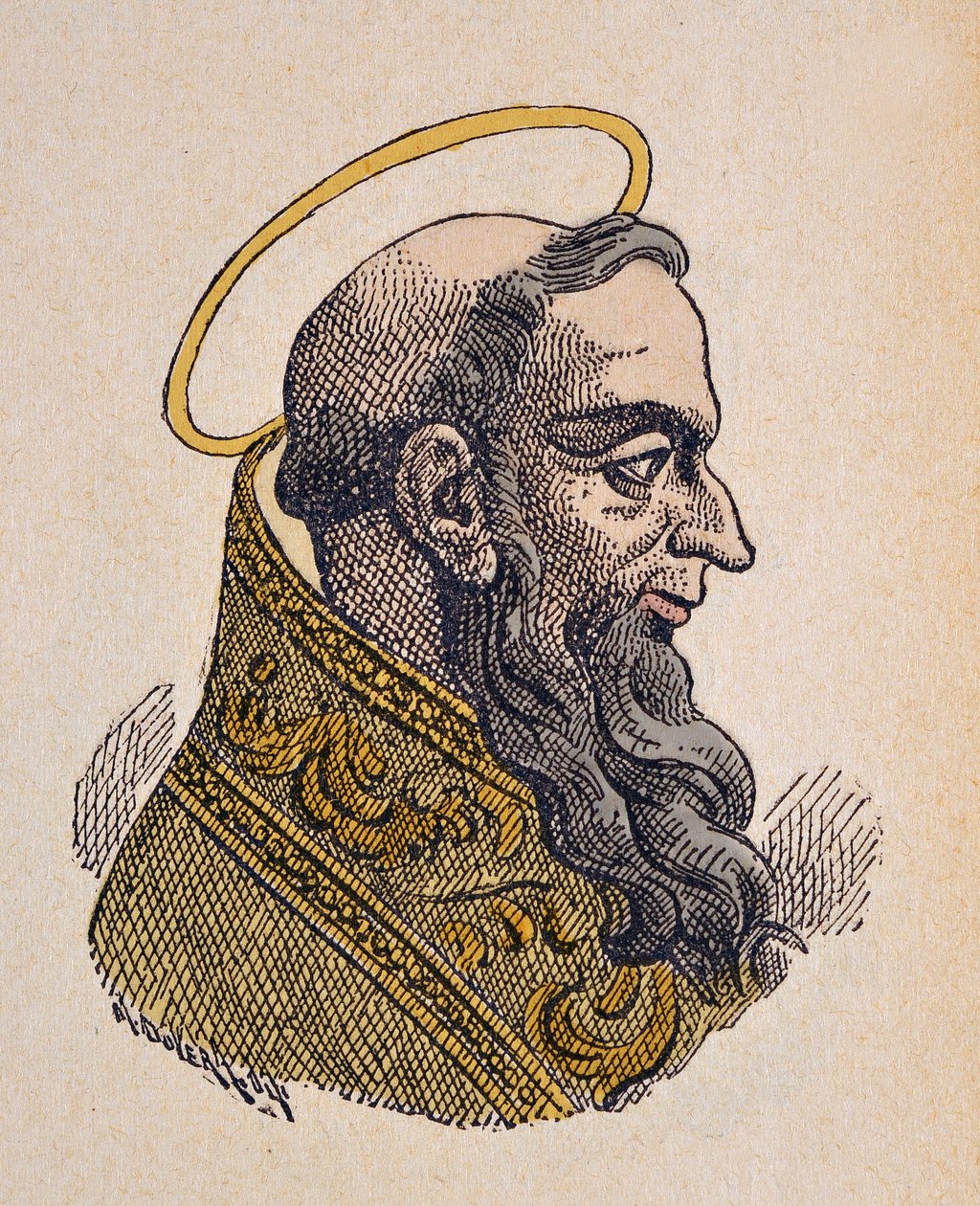 Portrait of Pope Celestine I (422-432) by Italian School