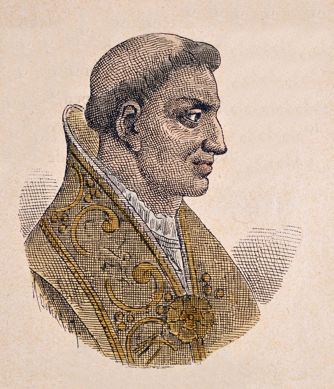 Portrait of Pope Stephen II (752-757) by Italian School