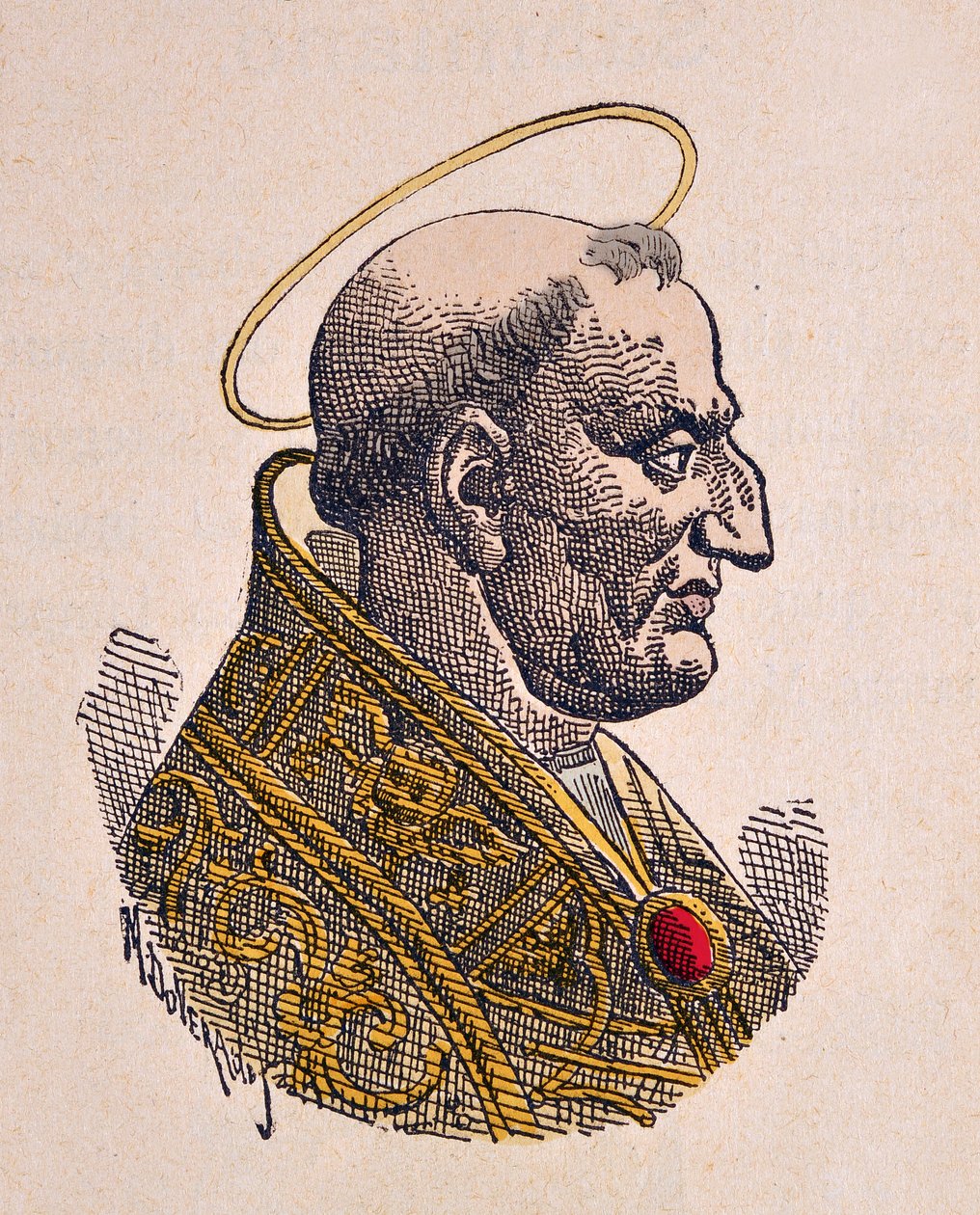 Portrait of Pope Gregory I the Great (590-604) by Italian School