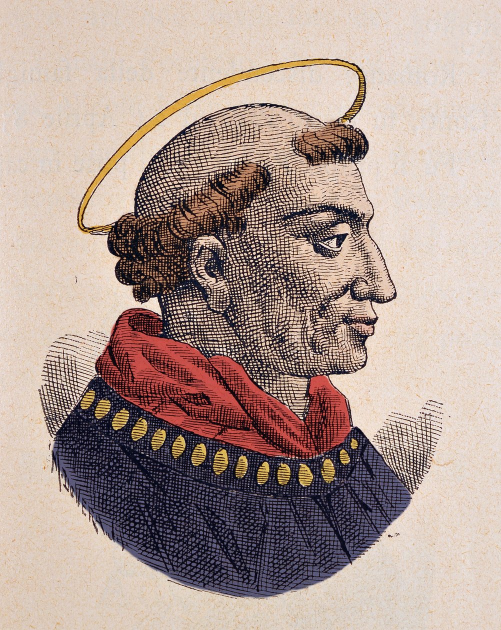 Portrait of Pope Leo IV (847-855) by Italian School