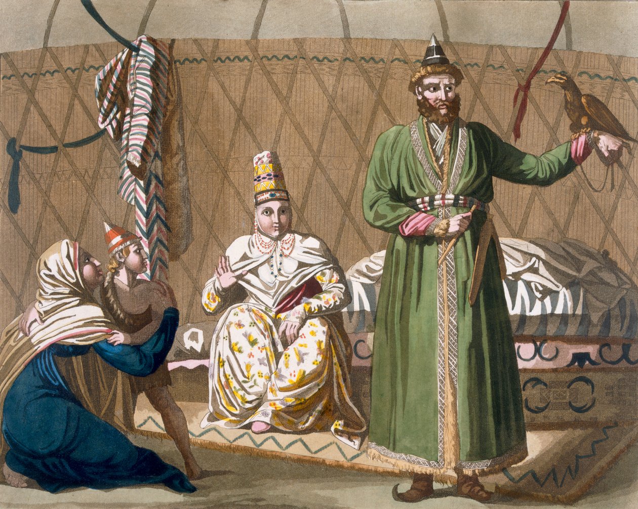 Prince and Head of State of the Kirghiz People, c.1820s-30s by Italian School