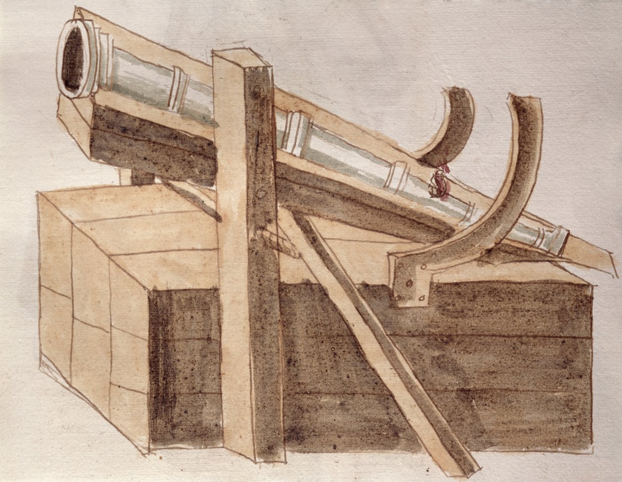 Project for a cannon, illustration from 