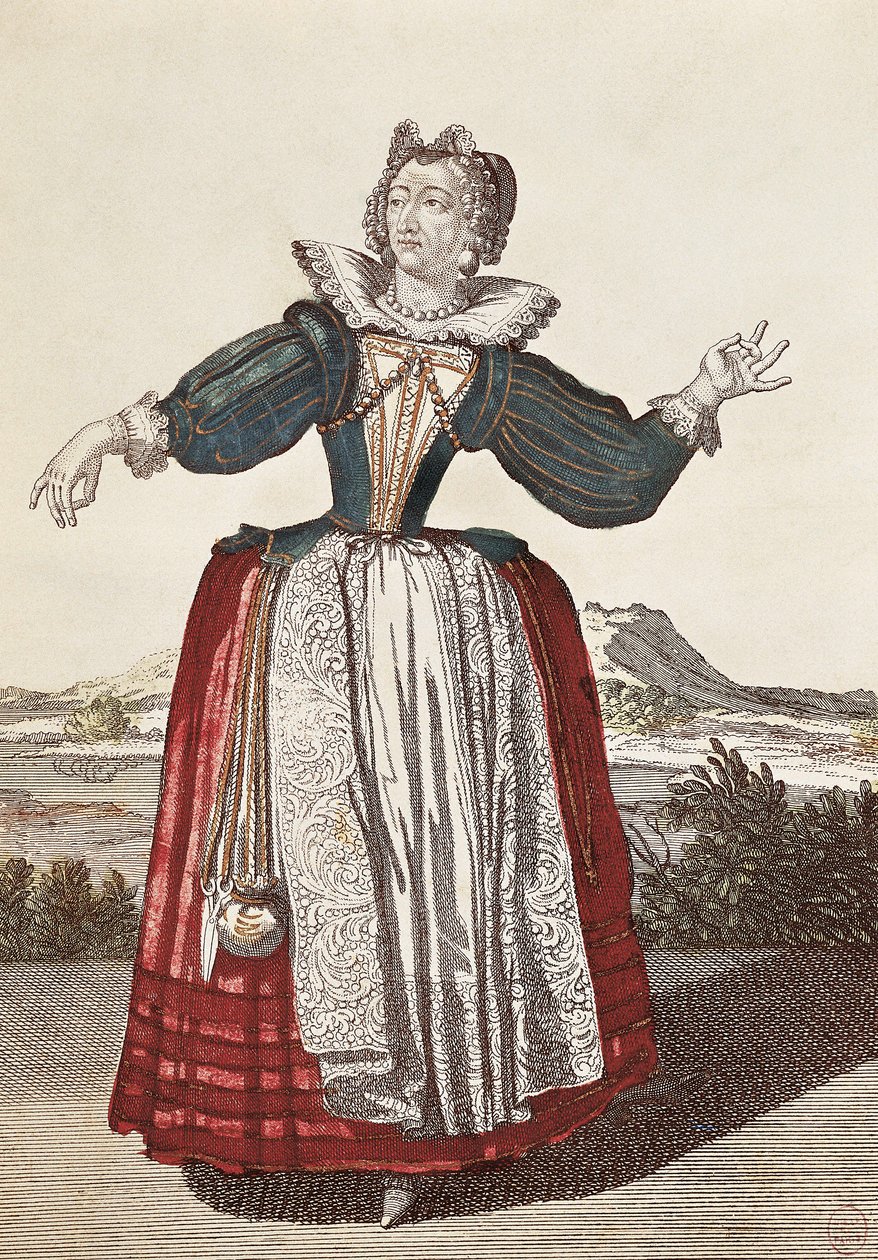 Radegonda, Character of Commedia dell