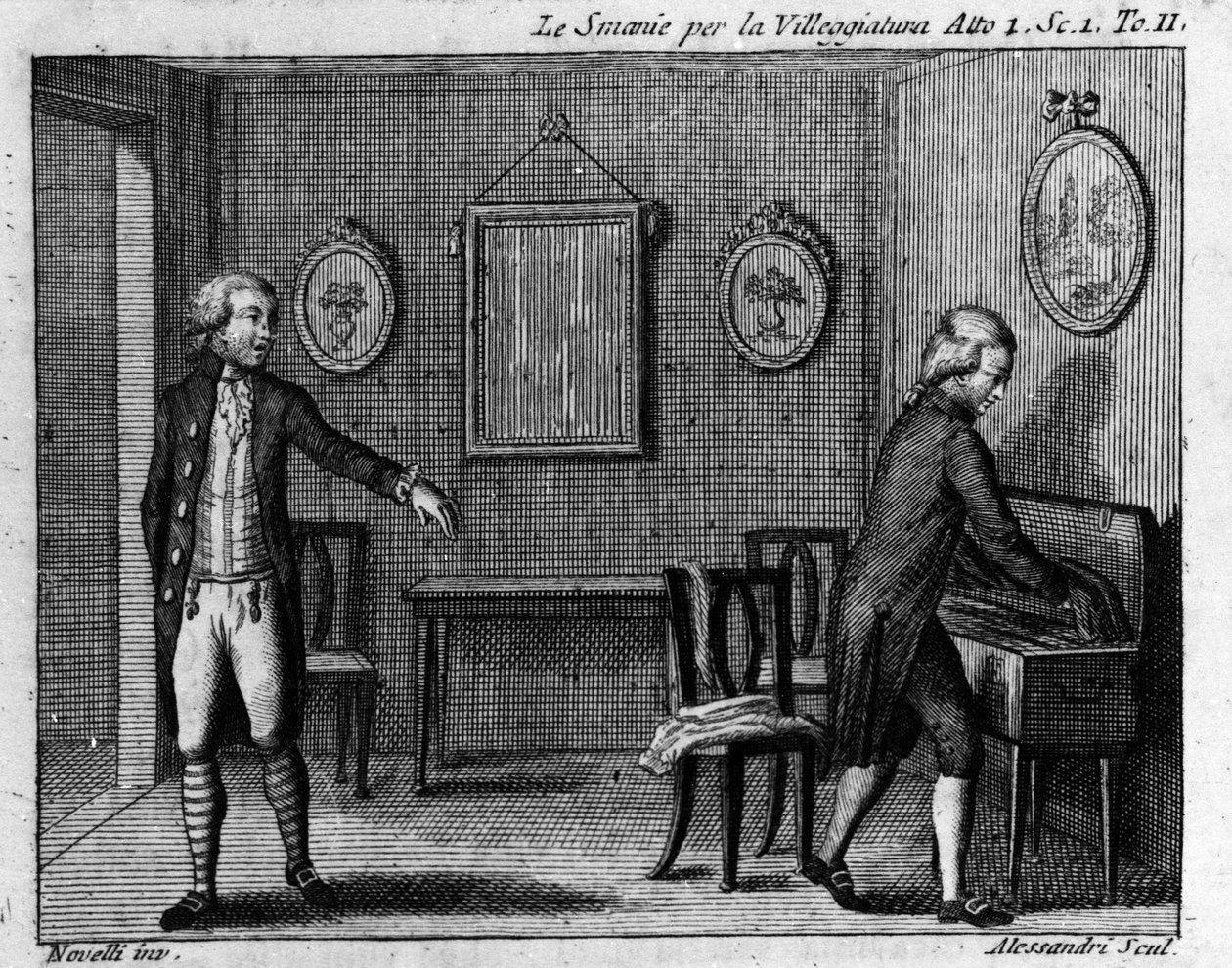 Scene 1 of Act I of the comic piece 