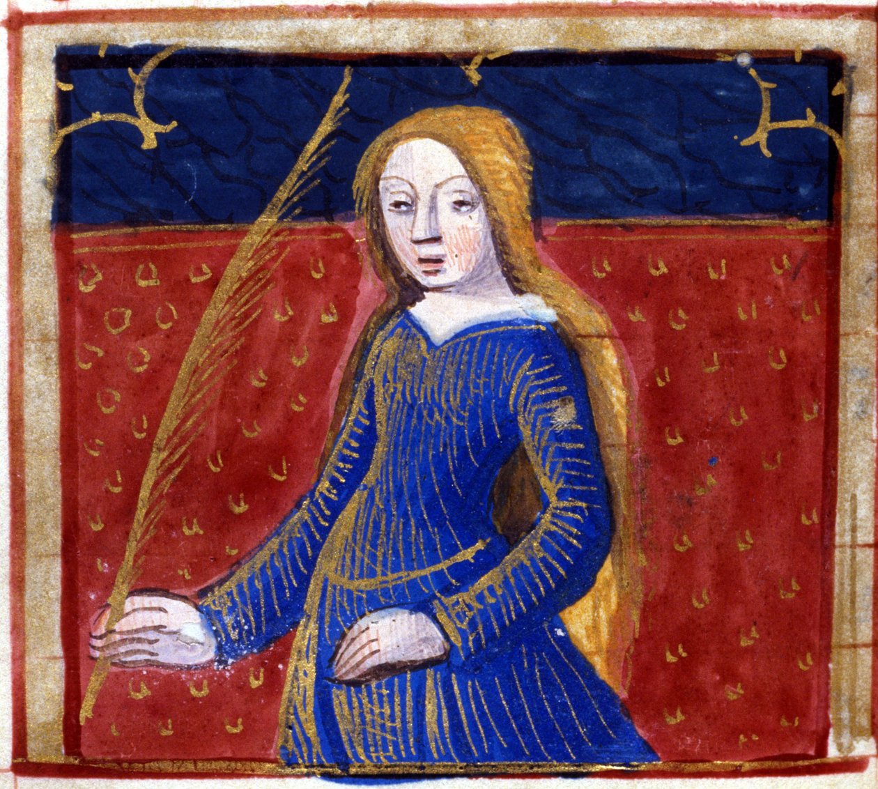 Sign of the Virgin. Italian Horoscope, mid-15th century. by Italian School