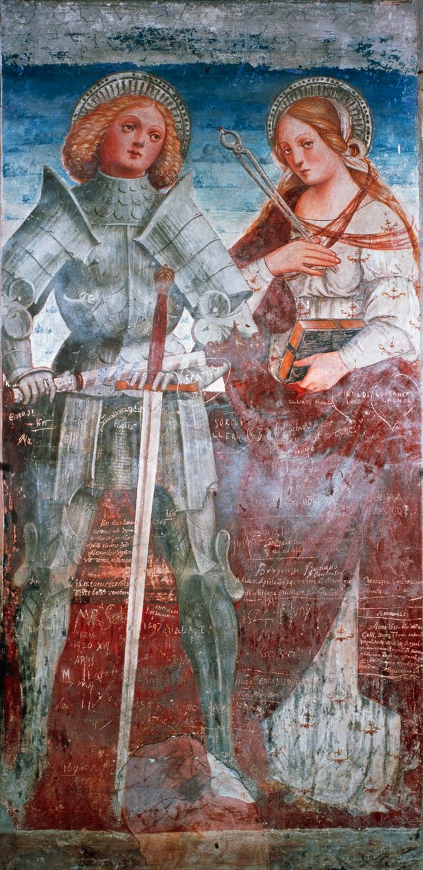 St Fermo and St Apollonia by Italian School